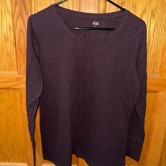 4 a.n.a Long Sleeve Tops Black, Red, White, Dark Grey - Picture 8 of 8